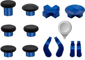 img 4 attached to 🎮 EASEGMER Metal Thumbsticks for Xbox One Elite Series 2 - Gaming Accessory Replacement, Metal Mod Swap Joysticks, Paddles, D-Pads, Adjustment Tool - 13 in 1 (Blue)