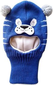 img 1 attached to Frost Hats M-BAL-TGR: Ultimate Warmth for Kids' Ski Adventures with Fleece-Lined Balaclavas!