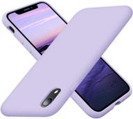 📱 cordking silicone ultra slim shockproof iphone xr case - 6.1 inch, clove purple: soft anti-scratch microfiber lining included logo