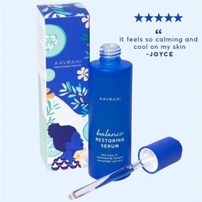 img 1 attached to 🌿 AAVRANI Balance Restoring Serum, Alcohol-Free Facial Toner with Tea Tree Oil, Cucumber, Chamomile and Witch Hazel to Minimize Pores, Dark Spots and Achieve Even Skin Tone, 2.7 Fl Oz