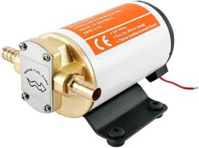 img 3 attached to 🔋 Amarine Made 12V Scavenge Impeller Pump - Diesel Fuel & Oil Transfer - White Shell