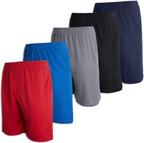 img 4 attached to Ultimate Performance Basketball Shorts - Boys' Athletic Clothing Pack