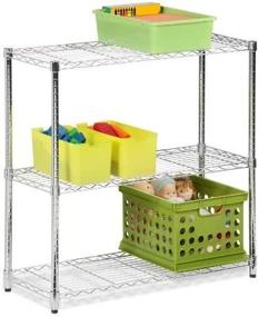 img 1 attached to Honey-Can-Do Shelving Unit: 📦 Organize and Optimize Your Space