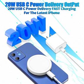 img 2 attached to [Apple MFi Certified] Быстрая зарядка для iPhone, esbeecables 2 Pack 20W PD USB C Сетевой адаптер Путешествия с 6FT кабелем Type C to Lightning для быстрой зарядки и синхронизации iPhone 13/12/11/XS/XR/X 8/iPad/AirPods