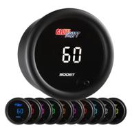 glowshift color digital boost gauge logo