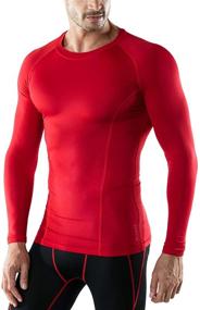 img 3 attached to ATHLIO AO BLS01 KCR_Medium Compression Baselayer Athletic Men's Clothing for Active