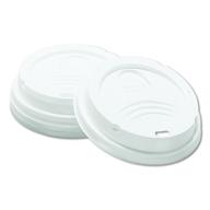 ☕️ dixie 8 oz. dome plastic hot coffee cup lid by gp pro (georgia-pacific), white - 1,000 count logo