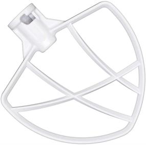 img 3 attached to Efficient Coated Flat Beater for KitchenAid 6 quart Bowl-Lift Stand Mixer - Perfect Mixing Attachment for Baking, Pastry, Pasta Dough - High-Quality Metal Mixing Accessory