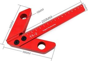 img 3 attached to Center Measuring Carpenter Aluminum Woodworking