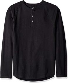 img 3 attached to Men's Clothing: Amazon Essentials Slim Fit, Long Sleeve Charcoal