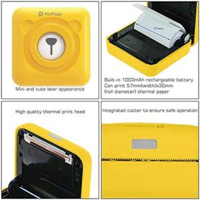 img 1 attached to Picture Memo Receipt Photo Printer For Cell-Phone Office Electronics in Point-of-Sale (POS) Equipment