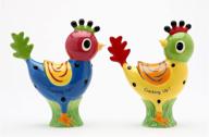 cute and quirky appletree 4-3/4-inch ceramic polka dot chicks salt and pepper set logo