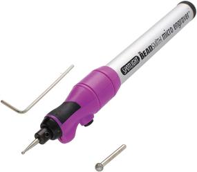 img 3 attached to 🔍 The Beadsmith Micro Engraver w/Spotlight: Battery-Operated Engraver, Polisher, and Sander for Metal Engraving, Wood Carving, Jewelry Polishing – Includes 2 Diamond-Tip Bits!
