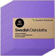 swedish dishcloth cellulose sponge cloths cleaning supplies logo