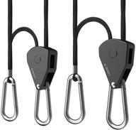 🧲 ac infinity 1/8” rope hanger - heavy-duty stainless steel gears ratchets, 150 lbs weight capacity (1 pair) logo