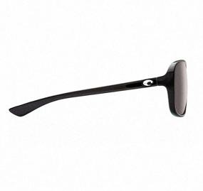 img 1 attached to 🕶️ Costa Del Mar Men's Riverton Sunglasses, Shiny Black Kiwi/Gray-580P: Stylish Eye Protection for Men