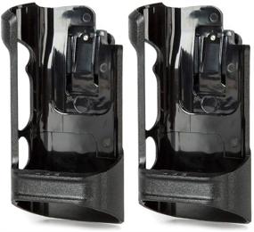 img 4 attached to 📱 Holster Carry Case for Motorola APX6000/APX8000/PMLN5709/PMLN5709A Models 1.5, 2.5 and 3.5 by Luiton - Pack of 2