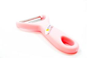 img 1 attached to 🥝 Vibrant Pink Kiwi Pro Peeler: Effortlessly Peel with Style!