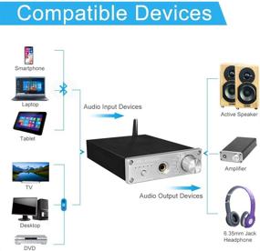 img 2 attached to 🎧 FX AUDIO DAC-X6MKII 192 кГц Bluetooth ЦАП: Оптический/Коаксиальный/USB для ПК/Bluetooth на RCA и конвертер для наушников 6.35 мм (Серебряный)