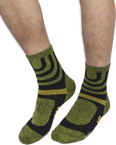 img 3 attached to 🧦 Dahlia Cushioned Men's Socks - Comfortable and Durable 2 Pack: Perfect for Athletics, Running, and Crew Activities