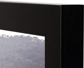 img 2 attached to 🖼️ Frametory Triple Hinged Picture Frame, 4x6 Vertical Trifold Display for Desktop or Table Top, Real Glass Front (Black, 4x6 Triple)