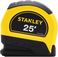 🔧 stanley 30 825 rule tape 1x25 leverlock: durable and easy-to-use measurement tool logo