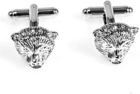 img 1 attached to MRCUFF Street Cufflinks Presentation Polishing Men's Accessories in Cuff Links, Shirt Studs & Tie Clips