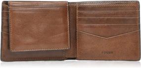 img 1 attached to Fossil Jesse Leather Bifold Wallet Men's Accessories