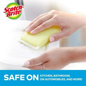 img 3 attached to 🧽 Scotch-Brite Dobie Cleaning Pad for Dishwashing, Kitchen, Bathroom, and Beyond - Non-Scratch Scouring Pad (1 Pad)