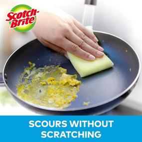 img 1 attached to 🧽 Scotch-Brite Dobie Cleaning Pad for Dishwashing, Kitchen, Bathroom, and Beyond - Non-Scratch Scouring Pad (1 Pad)