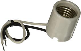 img 1 attached to Leviton 70045: Durable 1 Piece Porcelain Lampholder for Reliable Lighting Solutions