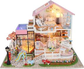 img 4 attached to KavRave Miniature Dollhouse Light Music Movement Dolls & Accessories and Dollhouses