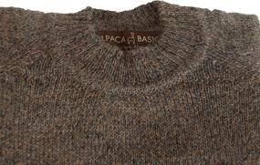 img 2 attached to Alpaca Basics Handmade Sweater Taupe Boys' Clothing at Sweaters