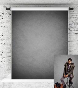 img 4 attached to 📸 Kate 5x7ft Grey Backdrop: Headshot Portrait Gray Background for Photography Studio Props