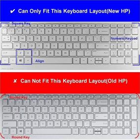 img 3 attached to Keyboard Cover Compatible With 2019 2018 HP Pavilion 15 Series /HP Pavilion X360 15