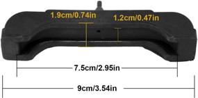 img 3 attached to Rubber Radiator Insulator Cushions Support