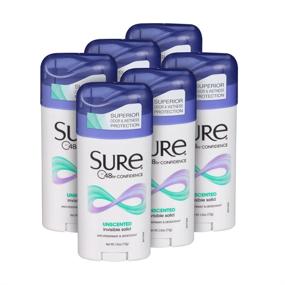 img 3 attached to SURE Unscented Antiperspirant Deodorant Solid, 2.6 oz., (Pack of 6)