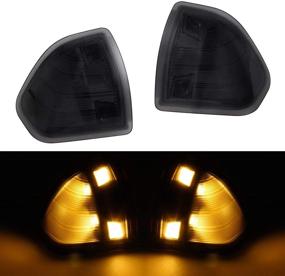 img 4 attached to Enhance Safety & Style with HERCOO LED Side Mirror Turn Signal Lights for Dodge Ram 1500 2500 3500 4500 5500 - Pack of 2