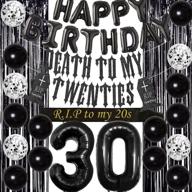 birthday decorations twenties thirtieth supplies logo