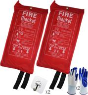 🔥 secureshield emergency suppression blanket - 1x1meter fireplace safety cover logo