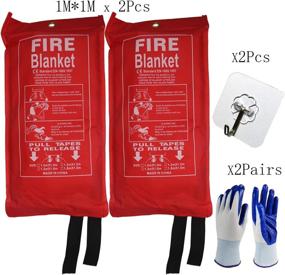 img 3 attached to 🔥 SecureShield Emergency Suppression Blanket - 1X1Meter Fireplace Safety Cover