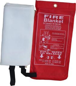 img 2 attached to 🔥 SecureShield Emergency Suppression Blanket - 1X1Meter Fireplace Safety Cover