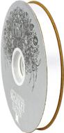 🎀 mcginley mills 9/16inch white acetate satin ribbon - 100 yard spool logo