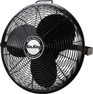 🌪️ multi-mount high velocity industrial grade fan, 18-inch, black - air king 9318 логотип