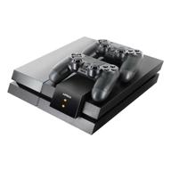 🎮 enhanced nyko ps4 dual port usb modular charge station for sony playstation 4 logo