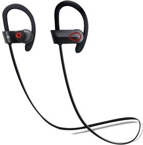 img 4 attached to 🎧 Top-rated BES T-1 Pulsar Bluetooth Headphones: Sweatproof, Wireless Earbuds IPX7 Certified, HD V4.1, Noise Cancellation, Mic & Case Included