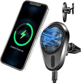 img 4 attached to Magnetic Wireless Charging Charger Compatible