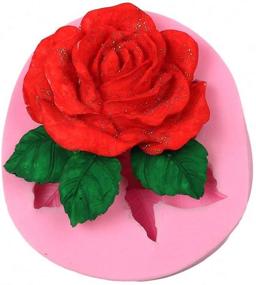 img 3 attached to 🌹 2Pcs 3D Rose Silicone Molds for Chocolate Fondant Candy, Cake Decorating Tools, Candle Making Supplies, Soap, Epoxy Resin, Wax Melt Mold