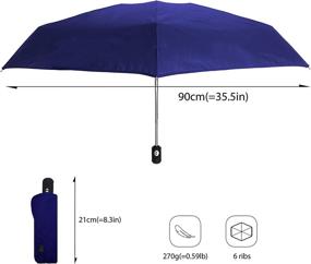 img 1 attached to Mini Size Folding Umbrella Windproof