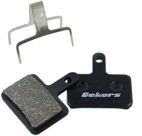 img 3 attached to 🔷 Gekors Semi-Metallic Bike Disc Brake Pads for Shimano/Tektro/TRP, 2 Pairs, Black